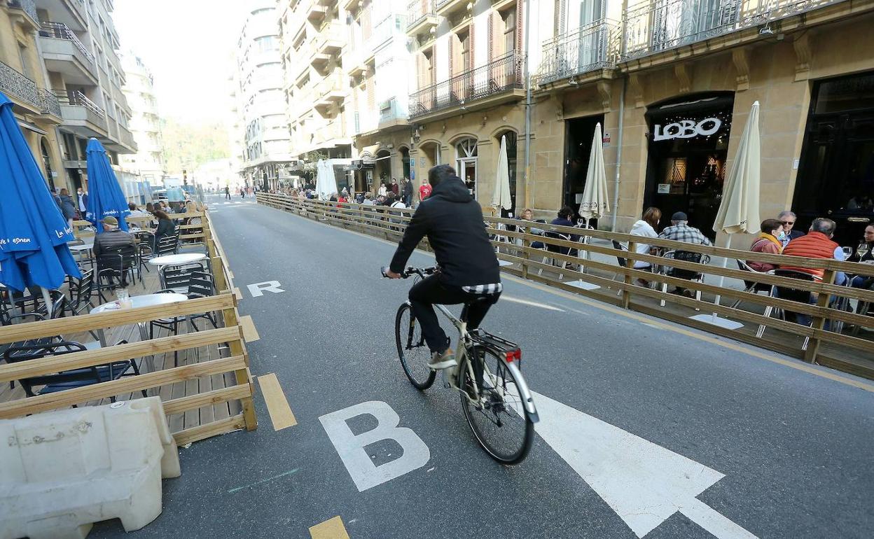 Las terrazas Covid deberán cerrar en Donostia antes del 25 de junio